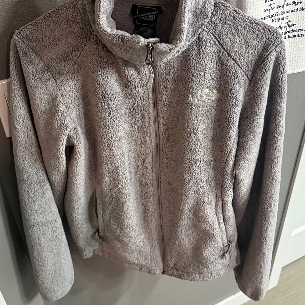 The North Face Light Gray Fleece Jacket